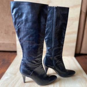 Cole Haan Black Leather Boots